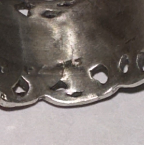Vintage 925 Sterling Silver PZ Paz Creations Spinner Swirl Open Work Ring