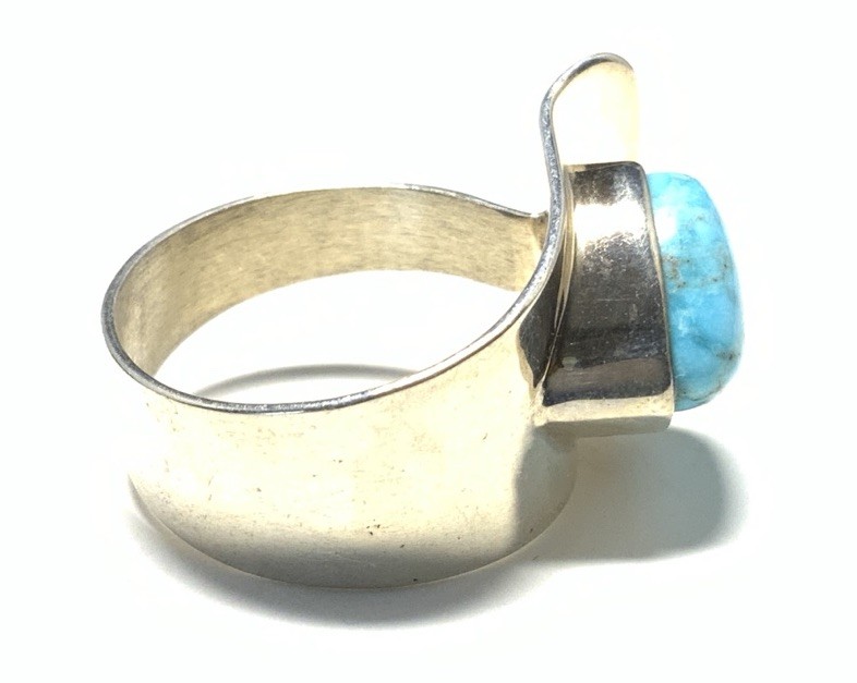 Mine Finds by Jay King Sterling Silver 925 Turquoise Ring Size 10 MB01