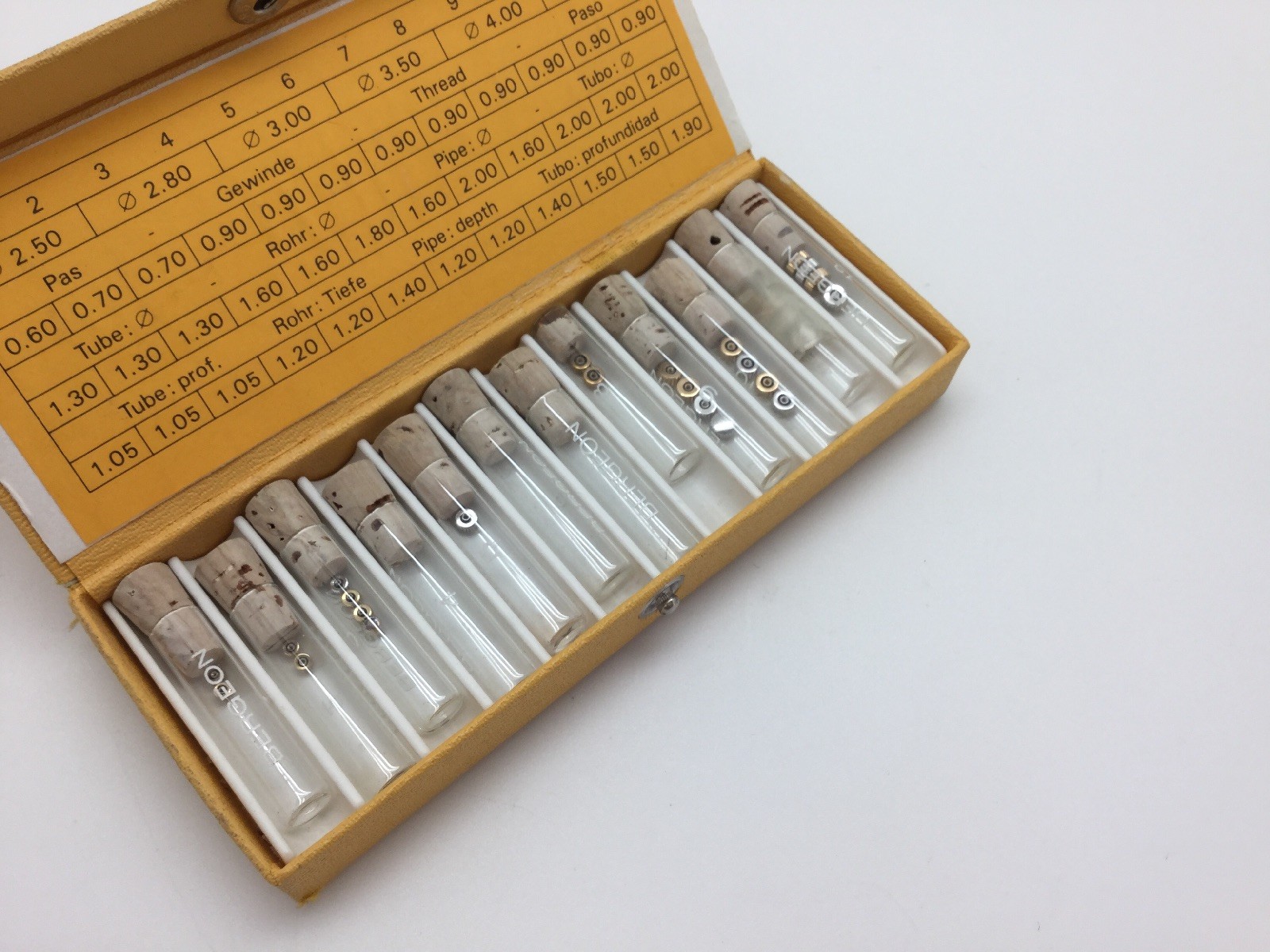 BERGEON Assortment of 48 waterproof Crowns for Quartz Movement.LT1994/B5
