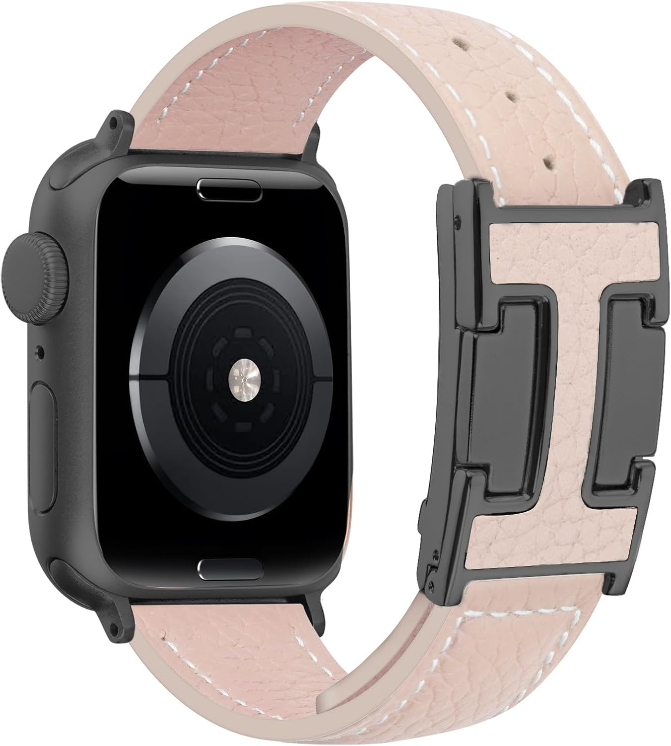Leather Magnetic Band Compatible with Apple Watch Bands 38Mm 40Mm 41Mm 42Mm 44Mm