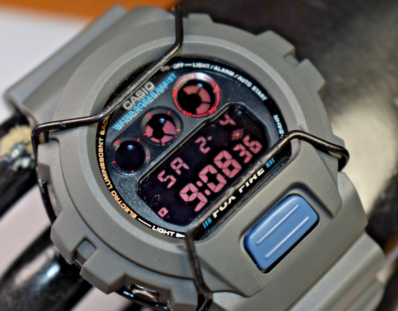 MODIFIED Casio G-Shock DW-6900MS (1289) Gray Men’s Watch NEW BATTERY!