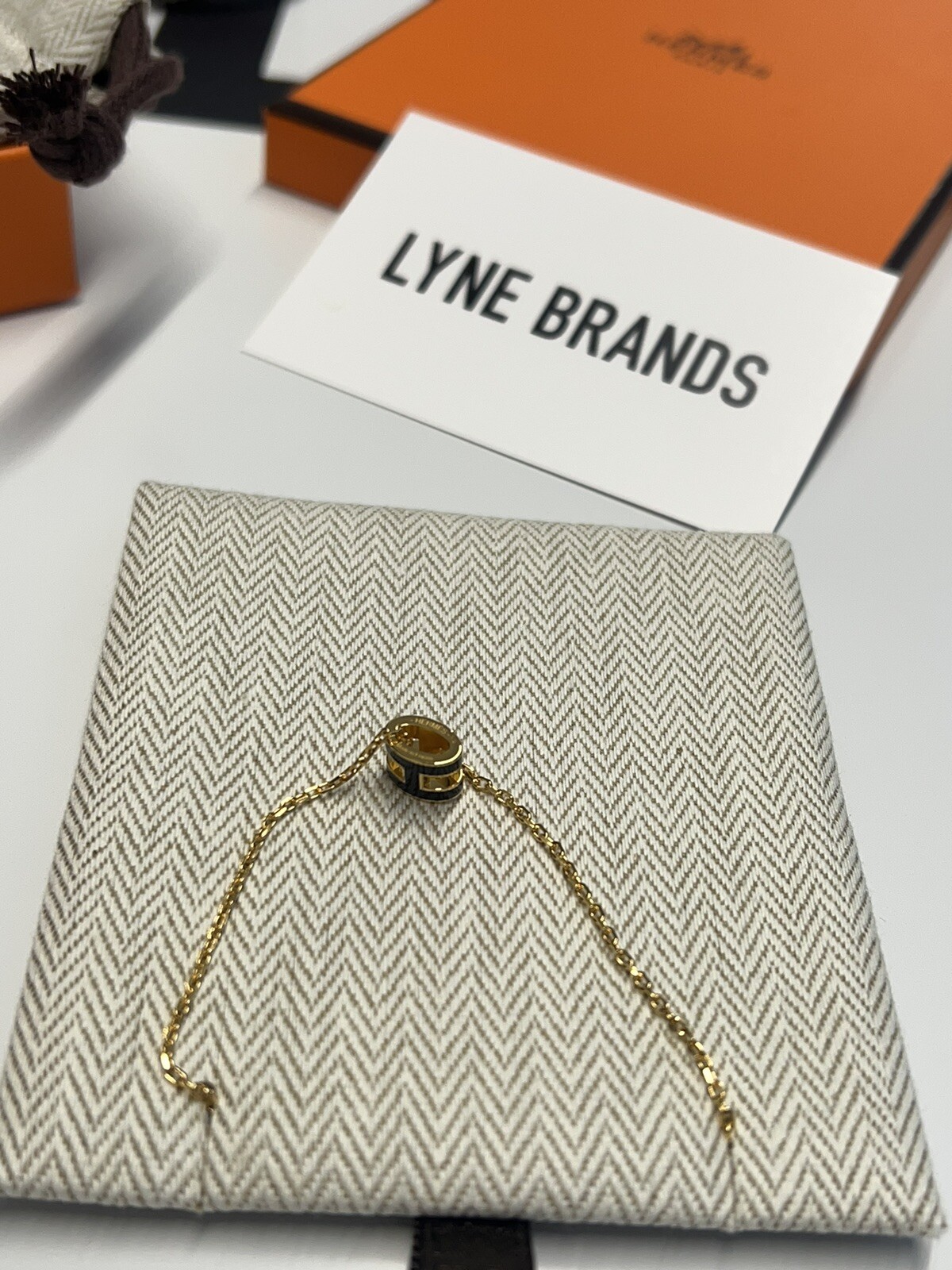 Hermes Mini Pop H Necklace – Black Noir With GHW
