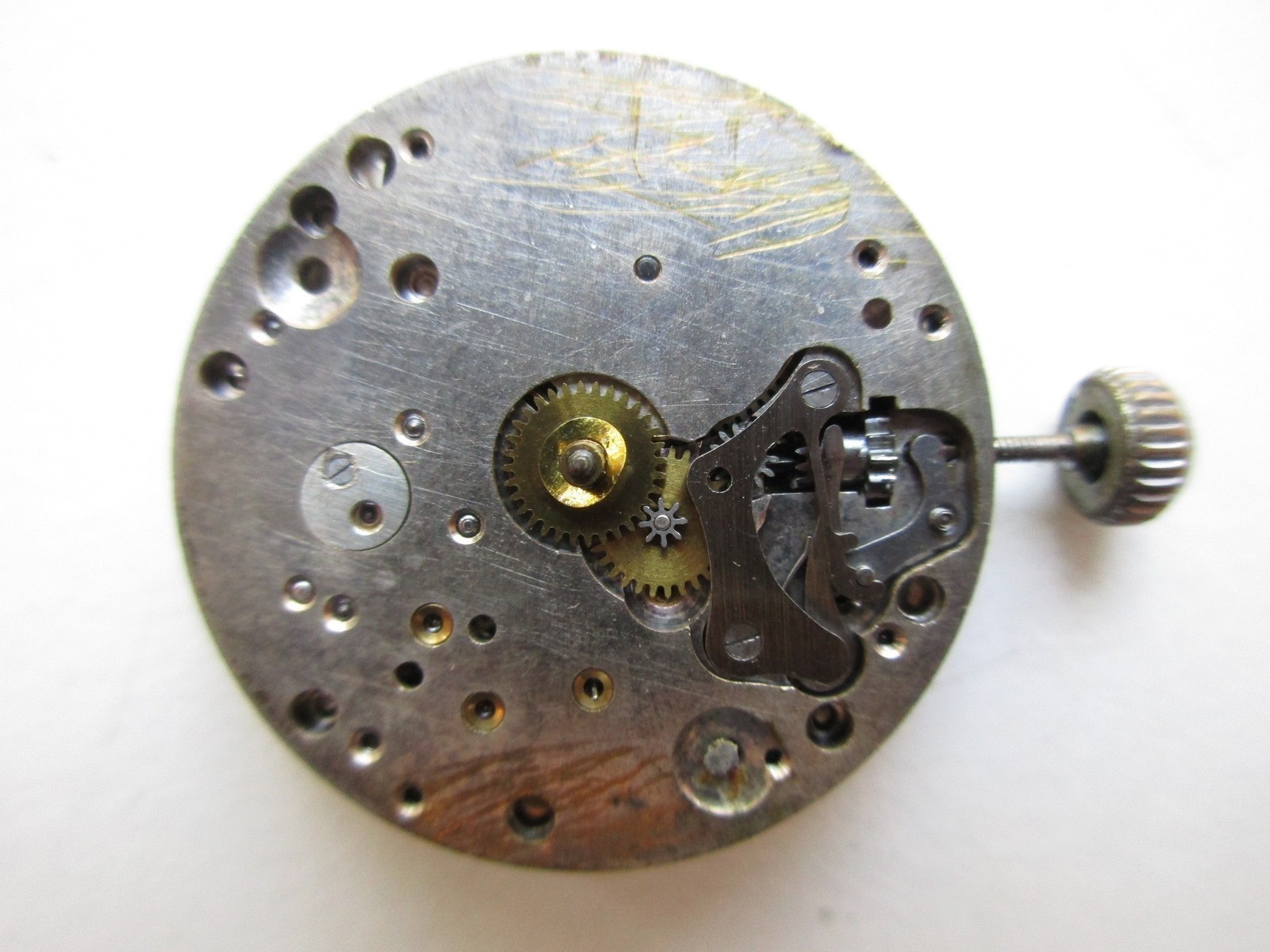 Omega cal. 26.5 S.O.B adj. 2 pos Swiss vintage watch movement – running