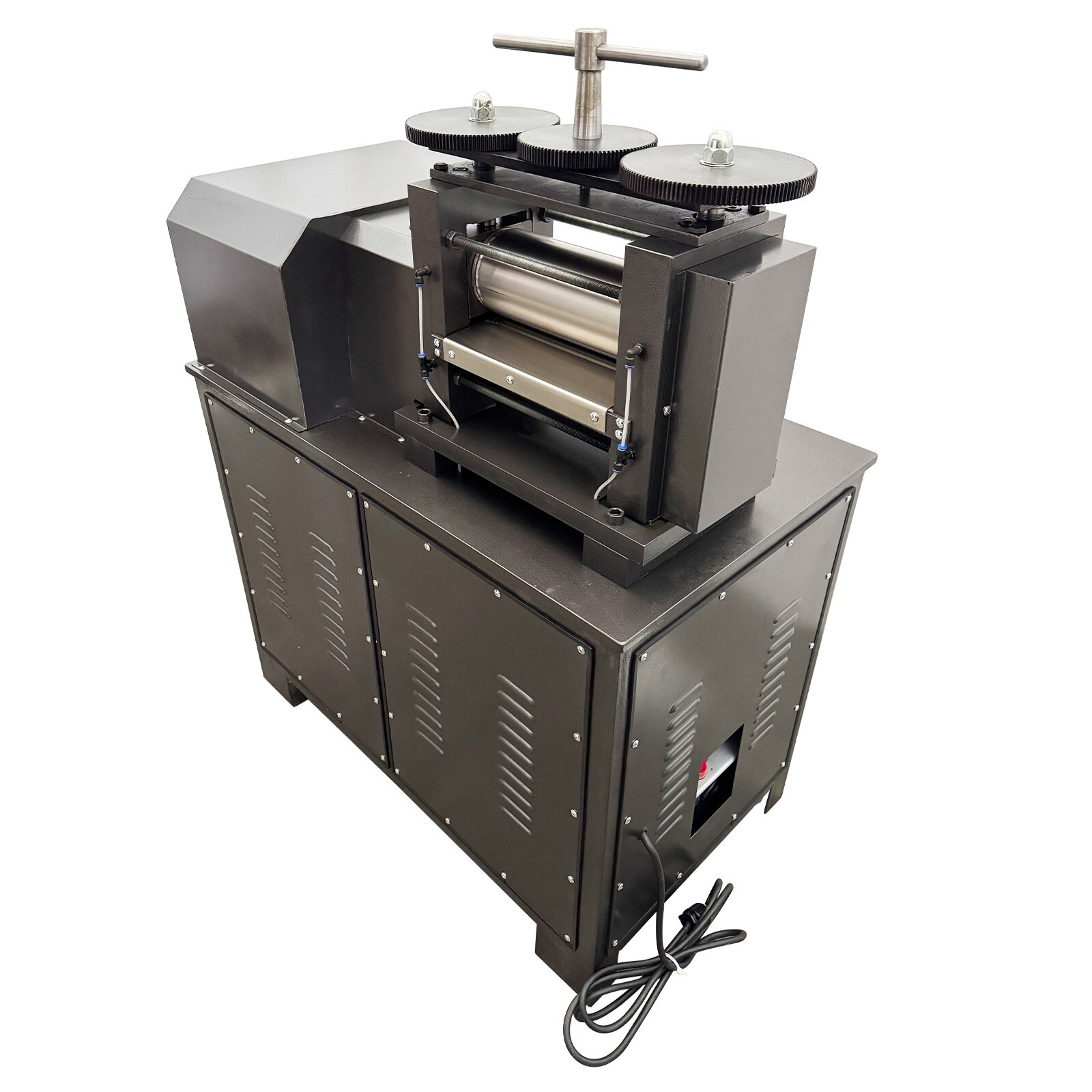 220V Single Phase Electric Rolling Mill Metal Jewelry Flake Making Machine 4000W