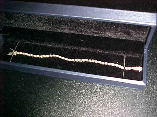 Polki 2 Carat Diamond Tennis Bracelet 7.25 Inch Bezel setting