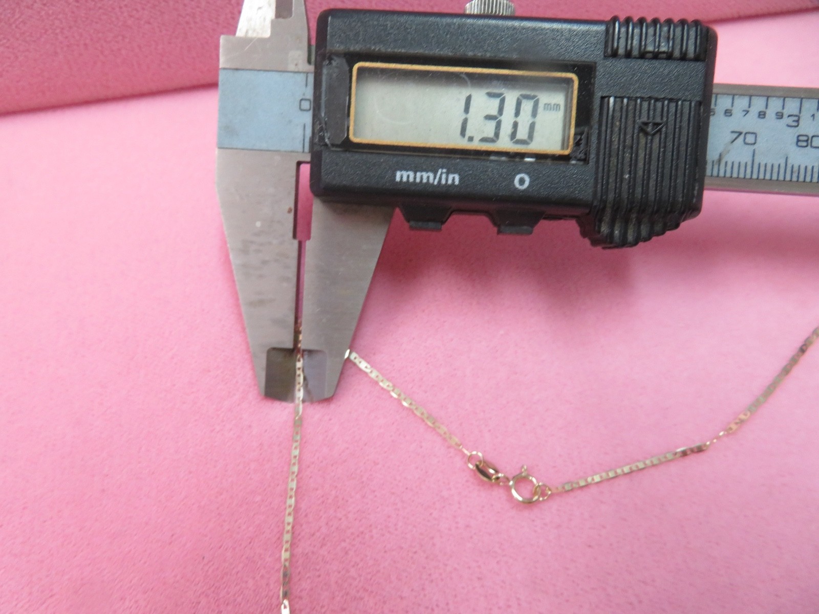 RCI 18″ 10K 1.3mm Mariner Chain Necklace 1 Gram