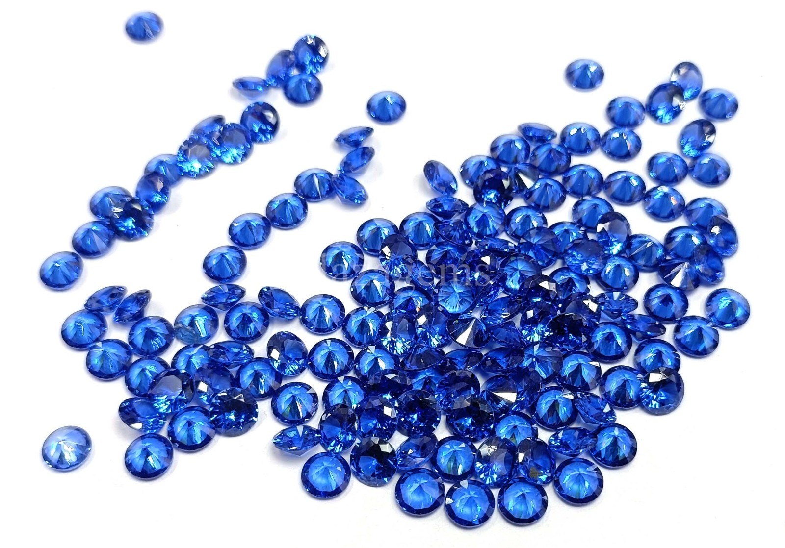 Rare 4 Pcs Natural Blue Sapphire Round Shape EGL Certified Loose Gemstone 5OSP