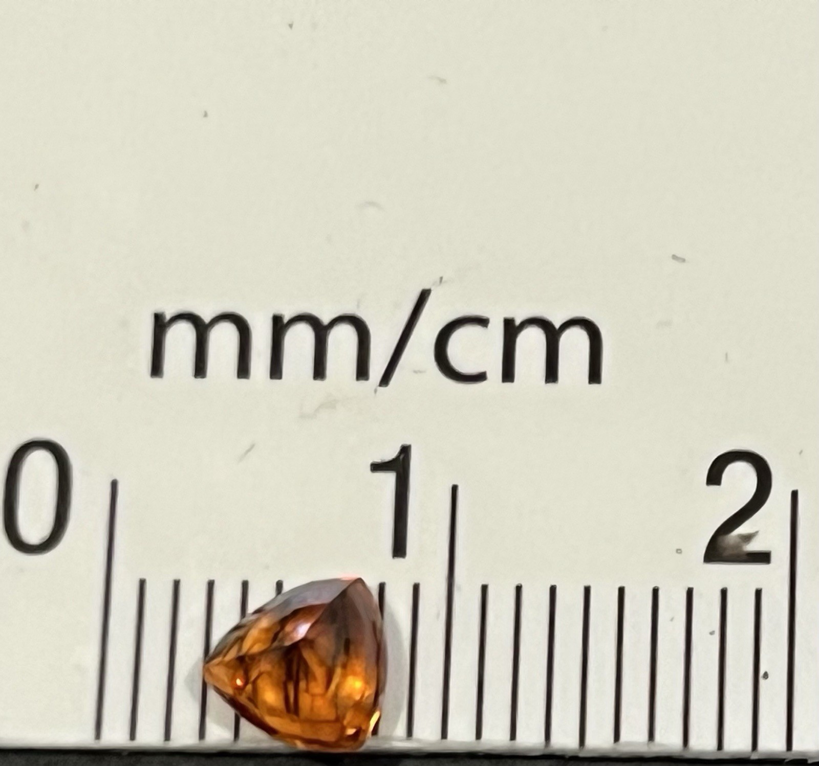 Spessartine Garnet (Mandarin Garnet) 0.80 Carats. Loose Gemstone
