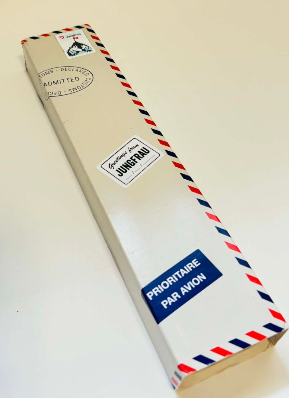 AS NEW SWATCH GREETINGS FROM JUNGFRAU SU0Z251 QUARTZ WATCH – FRESH BATTERY