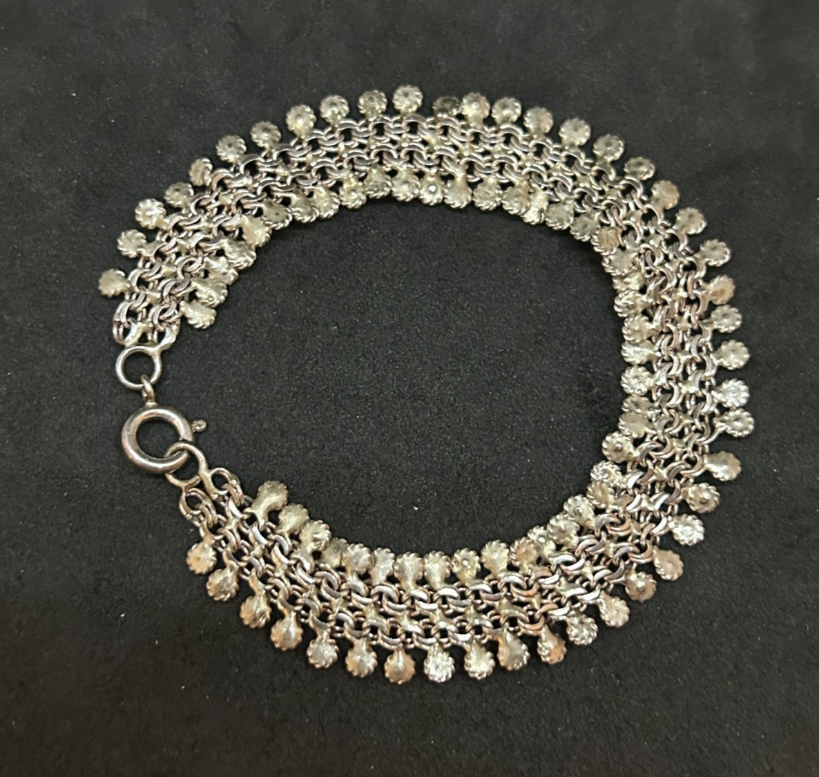 925 Sterling Chainmail Bracelet 13.7mm 7.5in – 14.82g