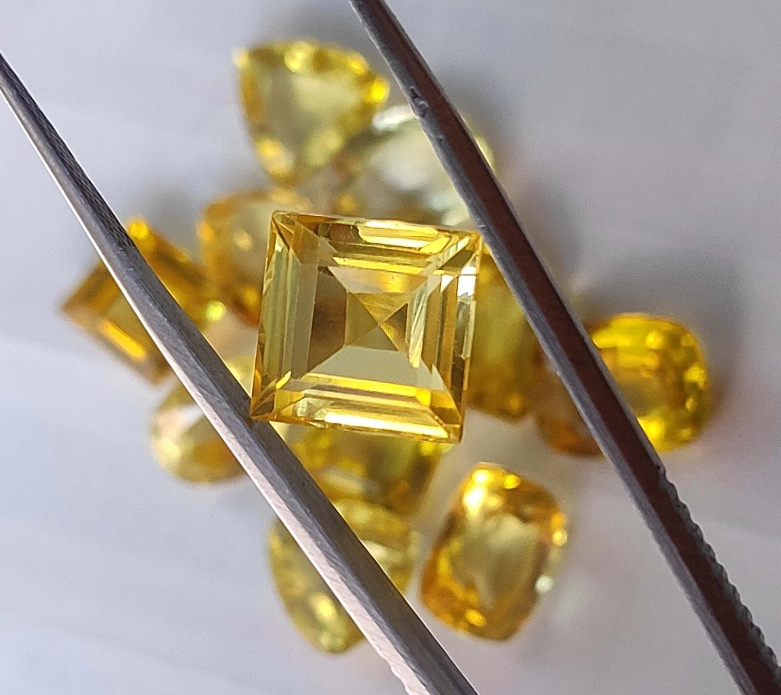 Natural Yellow Sapphire Mix Cut 170 Ct Certified Loose Gemstone Lot+ Free Gift