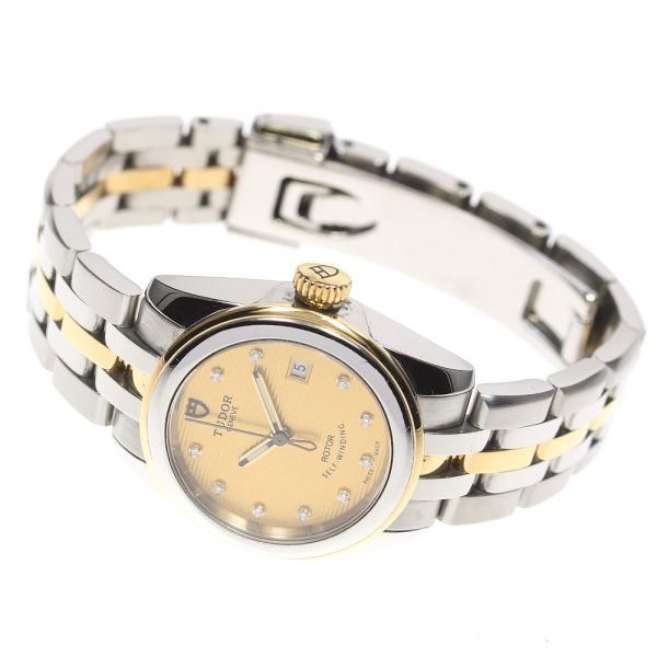 Tudor Glamour Date 51003 26mm SS Gold Dial Automatic Date Watch #C9294
