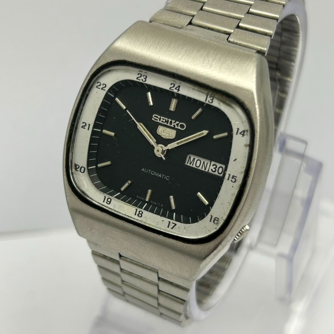 Seiko 5 Automatic RAILWAY TIME 6319-521A Day/Date Vintage Men’s Watch