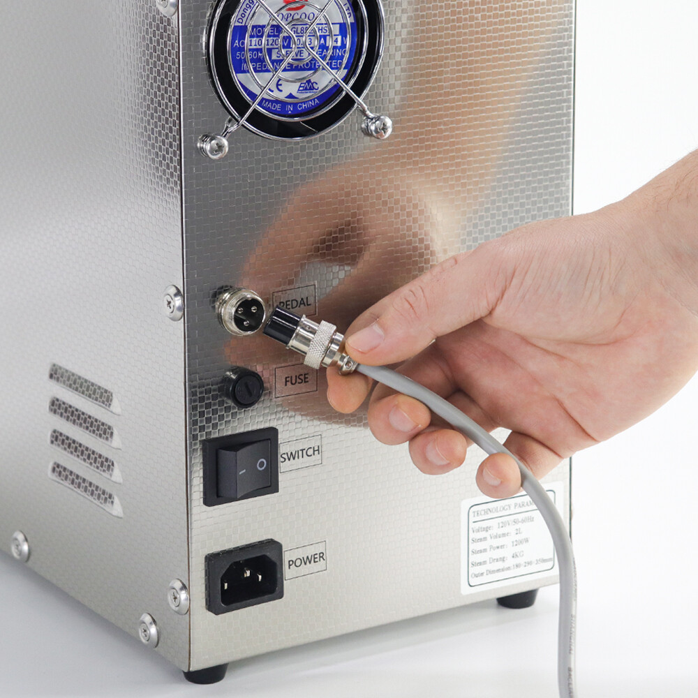 2L 1300W Professional Jewelry Steam Cleaner Gem Washer Electric Cleaning 140℃