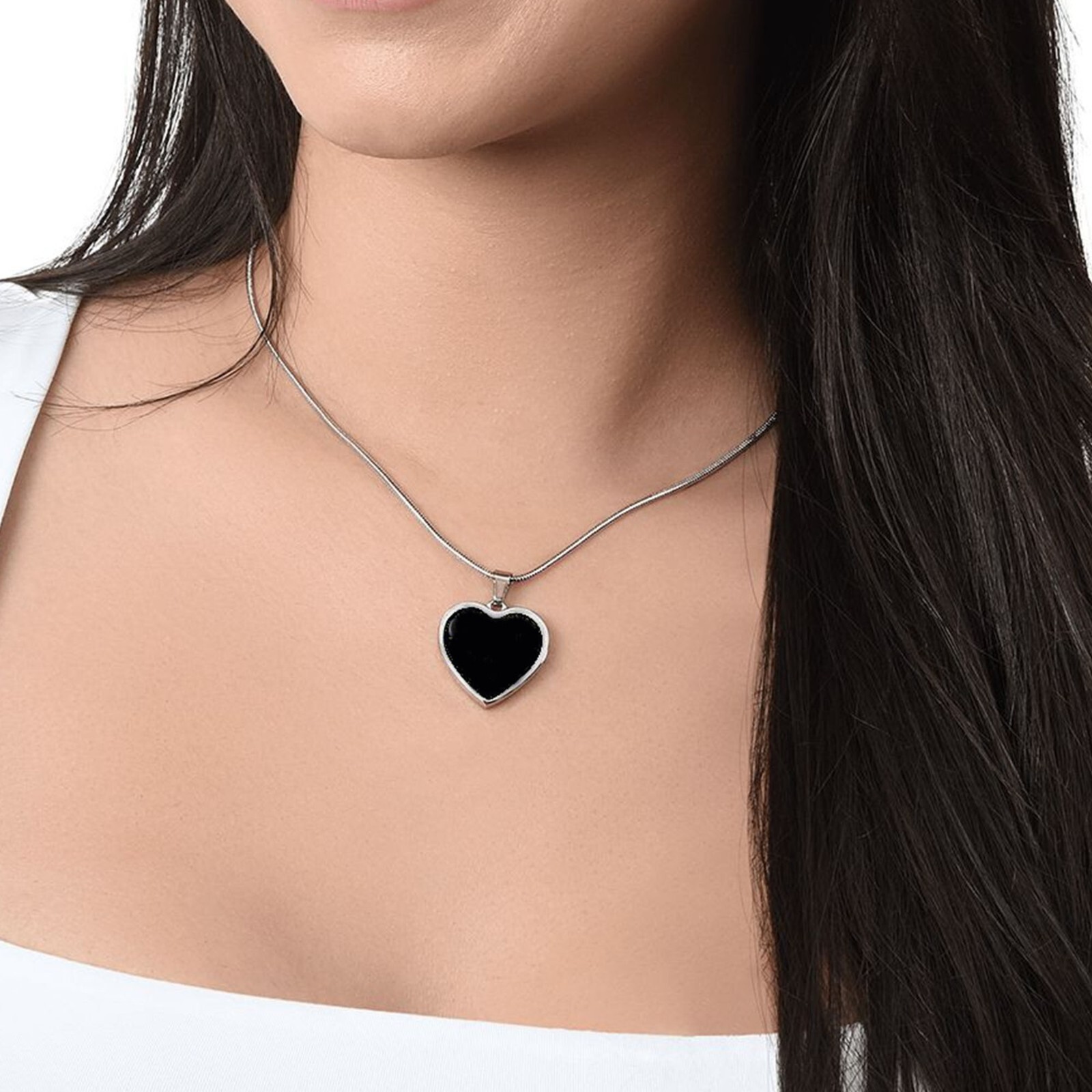 Three Year Marriage 3rd Anniversary Wedding Necklace Heart Pendant Gift For Wife