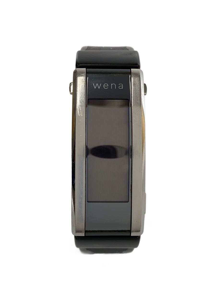 SONY WNW-A21A wena3 Digital Smartwatch Rubber Watch Excellent JAPAN