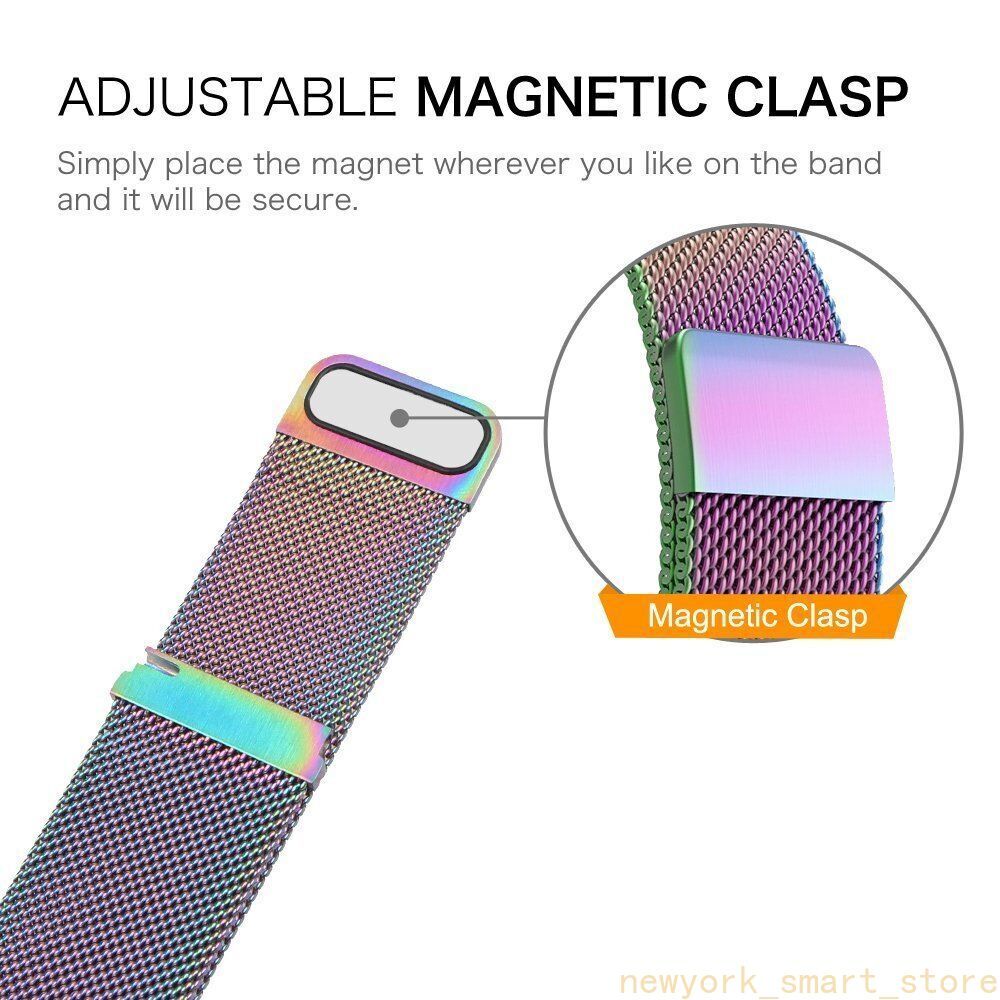 Samsung Galaxy Watch 4 Active 2 40/44mm Stainless Steel Loop Milanese Band Strap