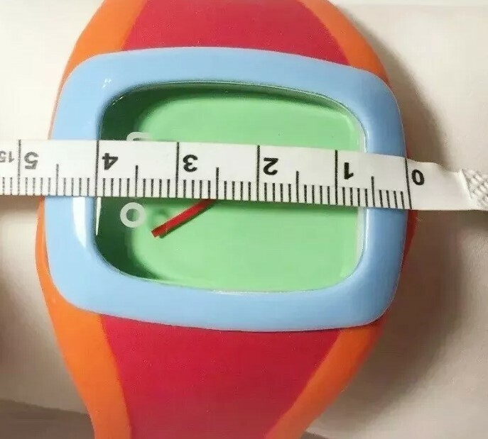 Odm Watch Green Face Orange Red Silicone Wide Band Blue Bezel Men Women New