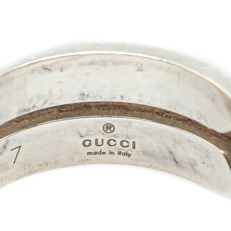 Gucci Knot Ring SV925 Silver US 3.5 Women Jewelry 135288