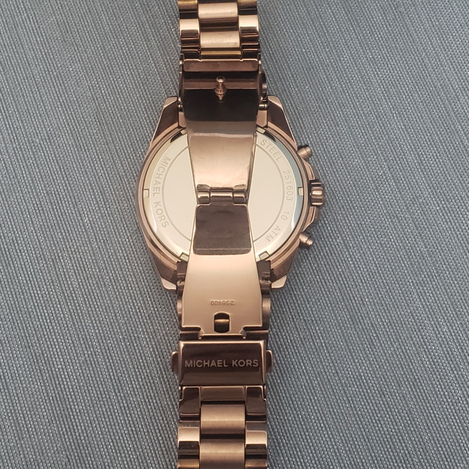 Michael Kors Bradshaw Sable Unisex Adults Watch – MK6247 Rose Gold