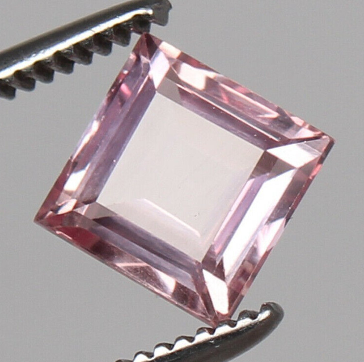 Flawless Natural Pink Morganite Square Cut 9.95 Ct Loose Gemstone @Best Offer