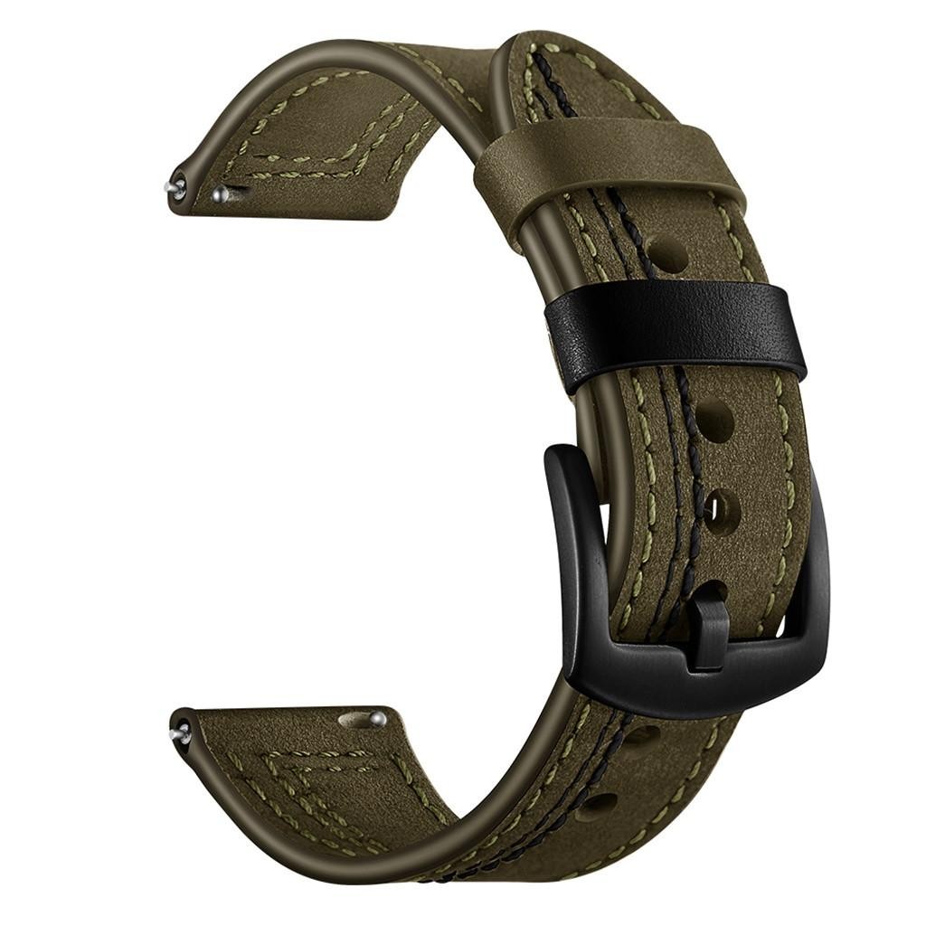 Stitching Genuine Leather Strap 20 22mm Watch Band Quick Release Wrist Bracelet