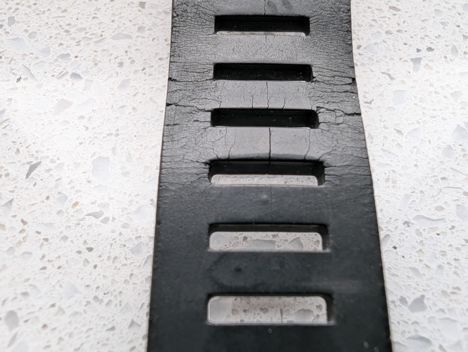 Genuine Black Omega Seamaster/Planet Ocean 20mm Rubber Strap & Buckle 98000085