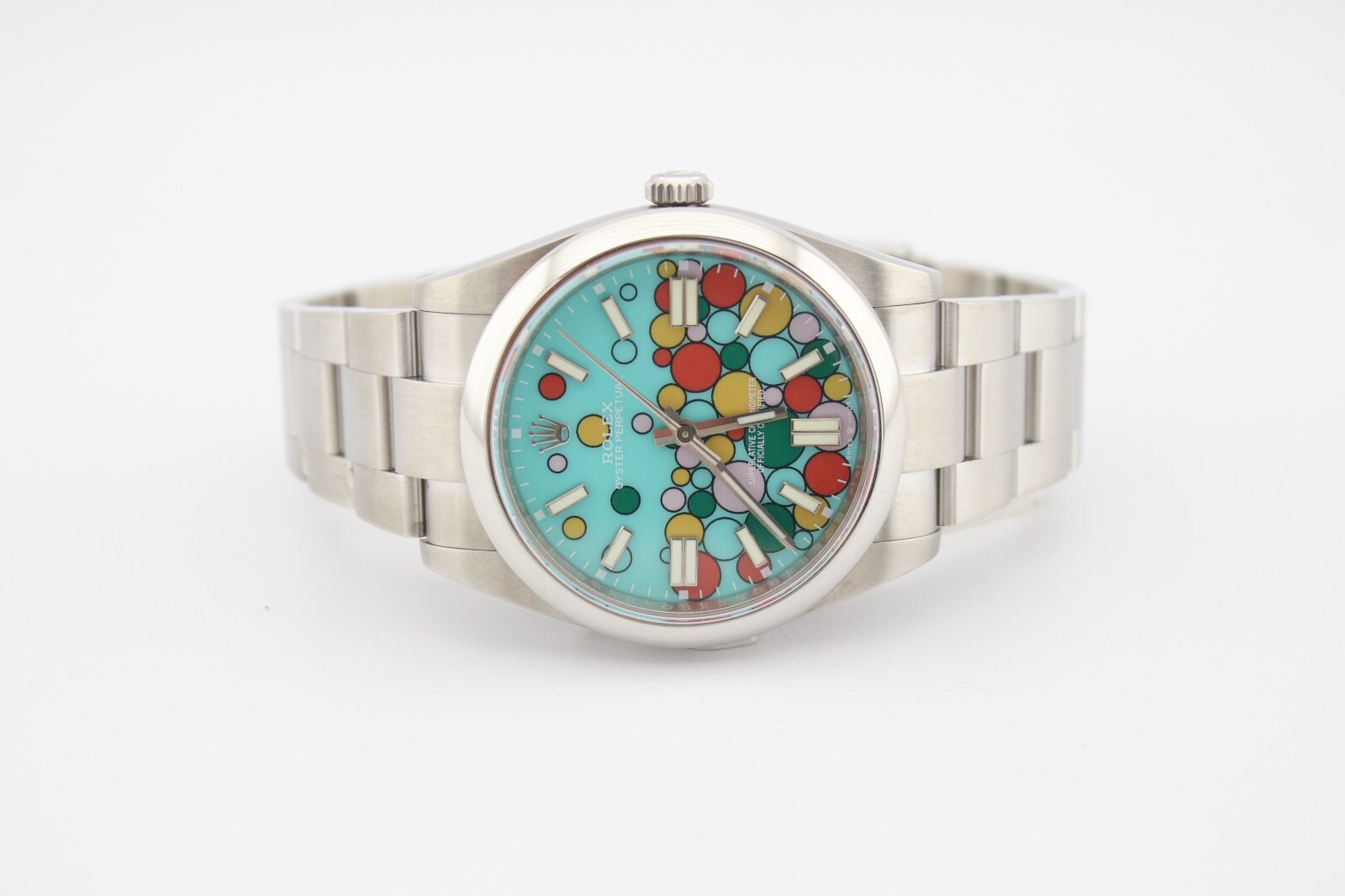 Rolex 124300 Oyster Perpetual 41mm Custom Celebration Dial