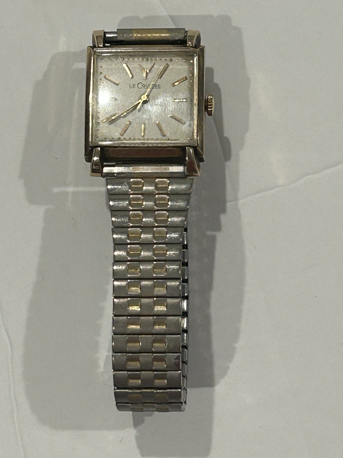 Vintage LeCoultre mid-20th century 10k gold-filled case Watch