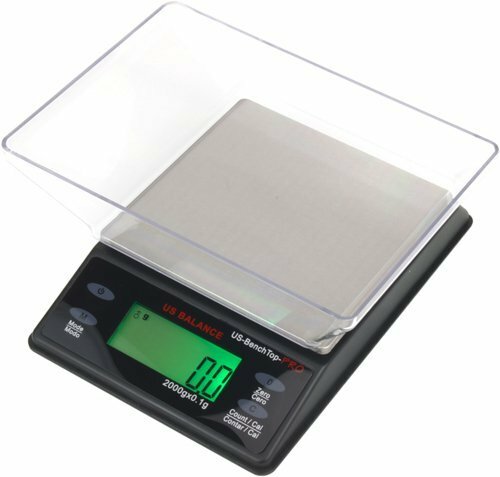 2000g x 0.1g Table Top Digital Scale Gold Herb Gems Gram Oz Calibration Weight