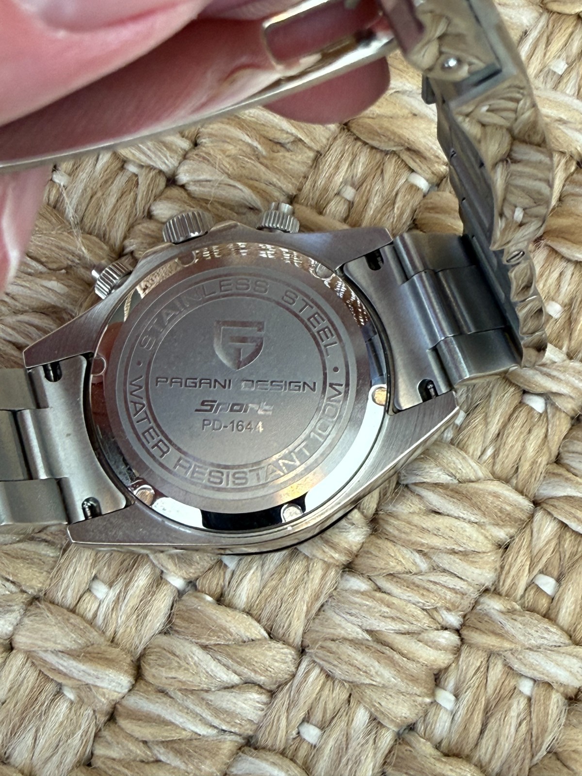 Pagani Design PD-1644 Panda Chronograph Watch VK63 Sapphire 40mm