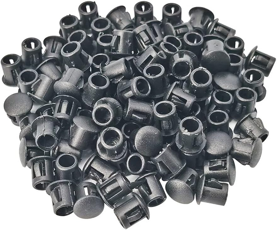 Hole Plugs 1/4″ Plastic Flush Type Hole Plugs for 5.5-6Mm Hole Snap in Locking H