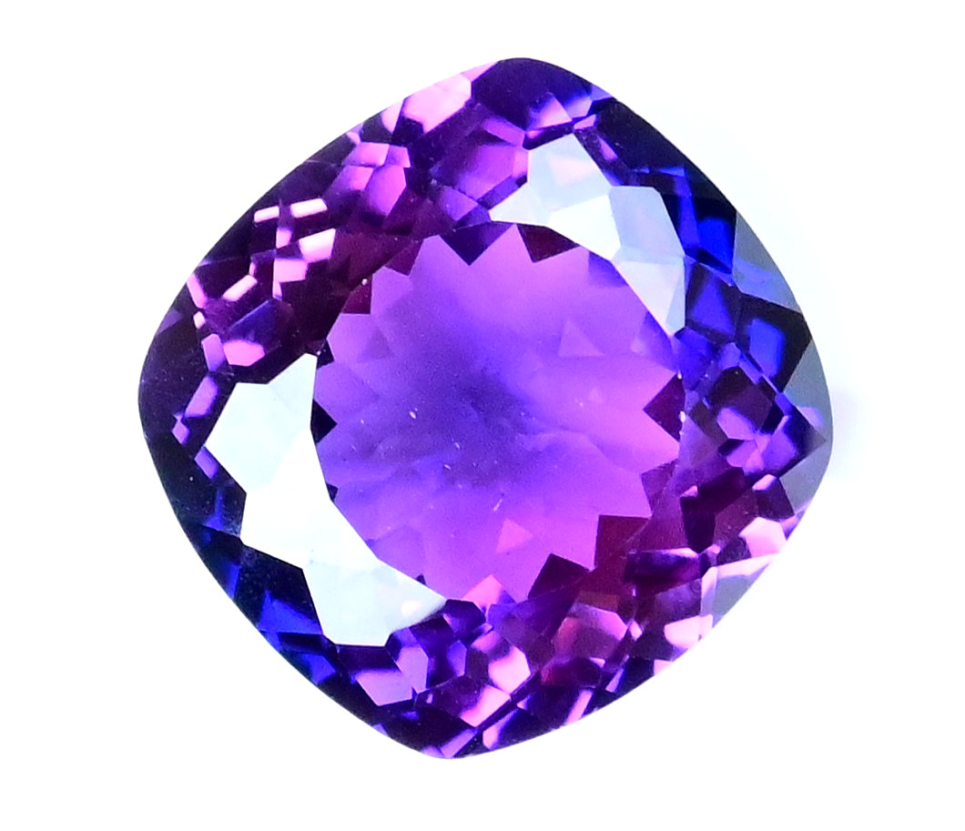 18.85 Ct Natural Boysenberry Sapphire Cushion Certified Flawless Loose Gemstone