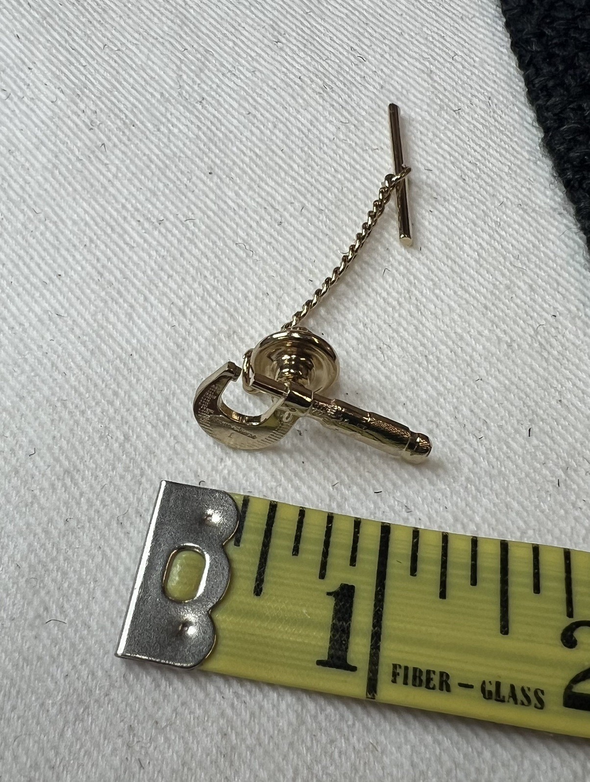 Vintage Micrometer Caliper Tie Bar Clip for Machinist / Engineer Brown & Sharpe