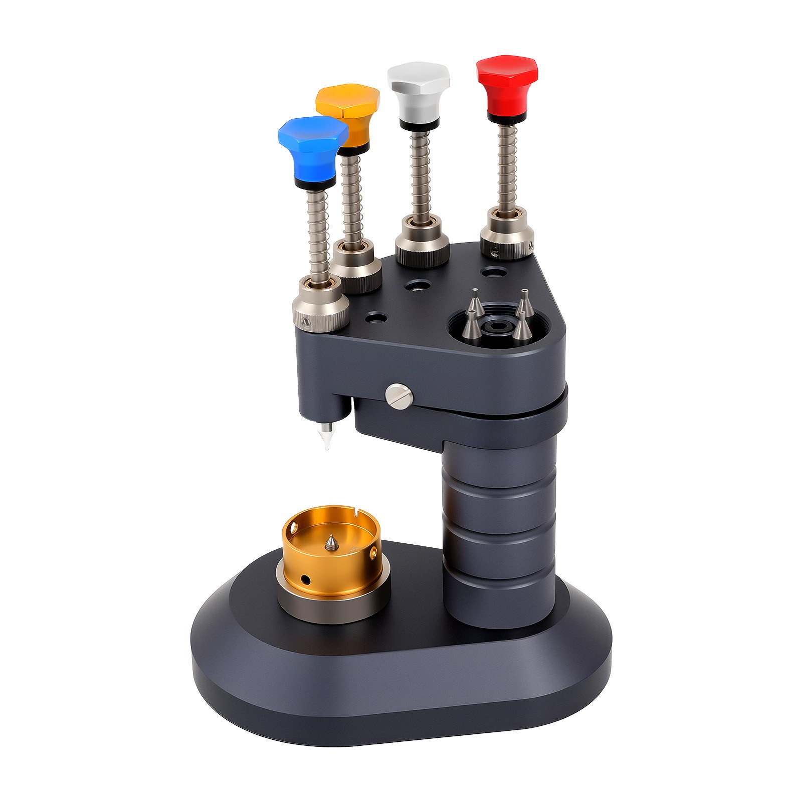 4 Pin Watch Hand Presser High-Precision Watchmakers Setting Fitting Repair Tool