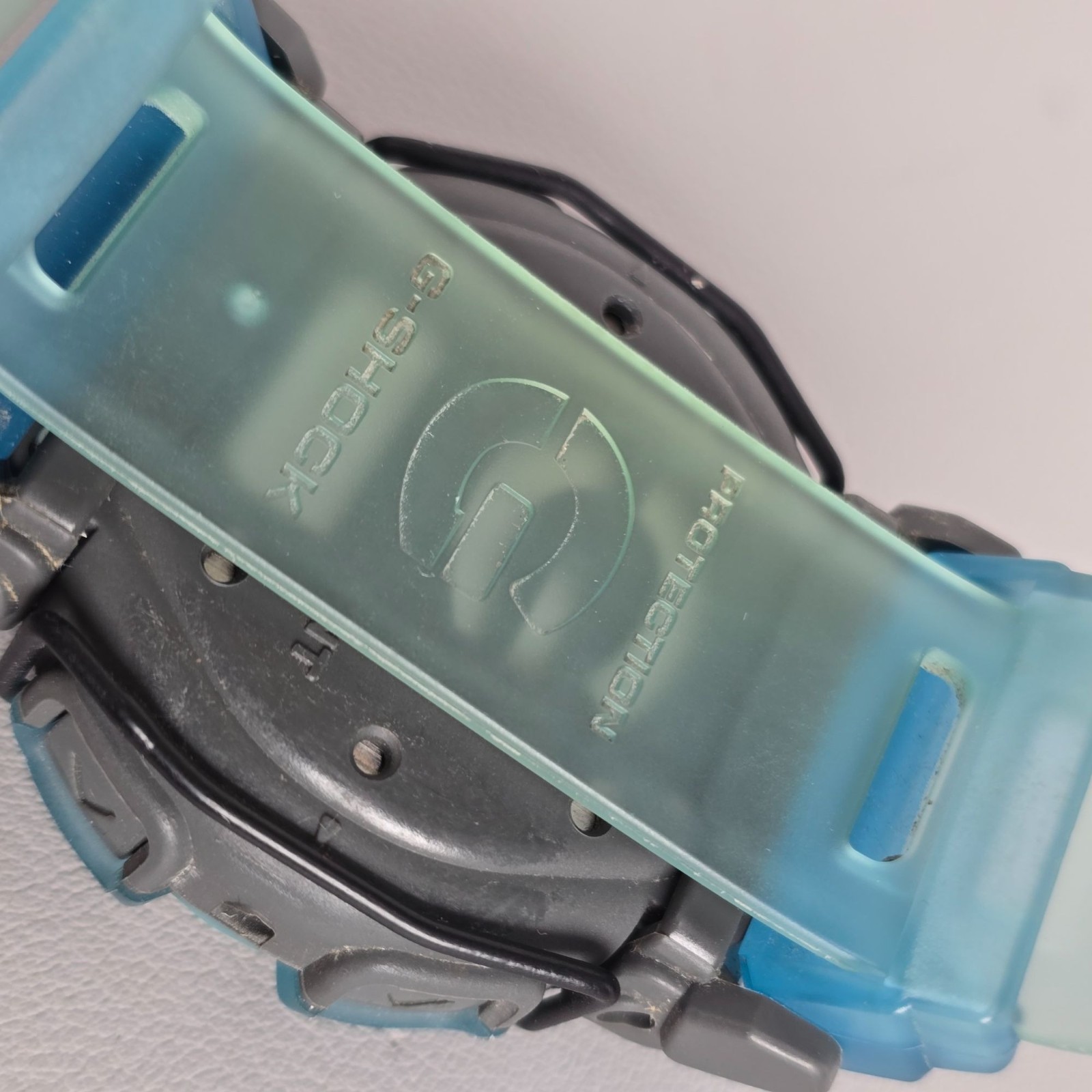 Casio G-Shock G-Lide Digital Blue Sport Chronograph Mens 200m Watch DW003 Rare