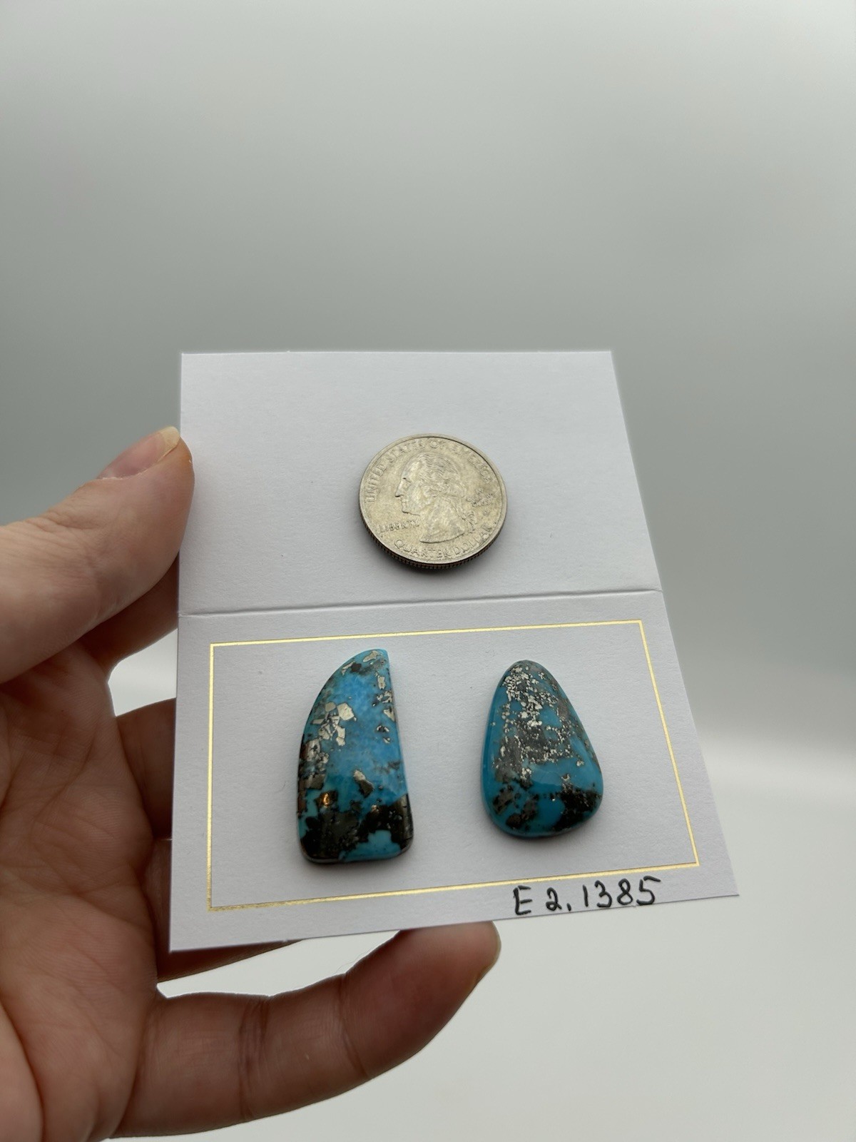 Natural Turquoise Cabochon 10g. 49ct. #E2.1385
