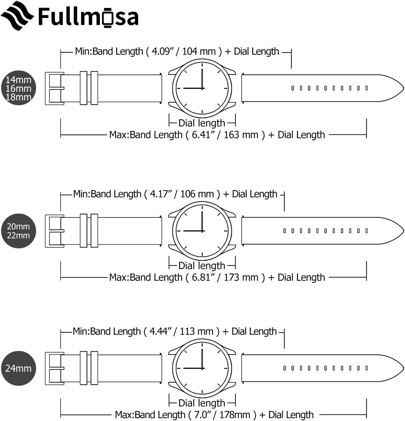 Fashionable 18mm Dark Blue Leather Watch Band for Smart and Traditional Watches