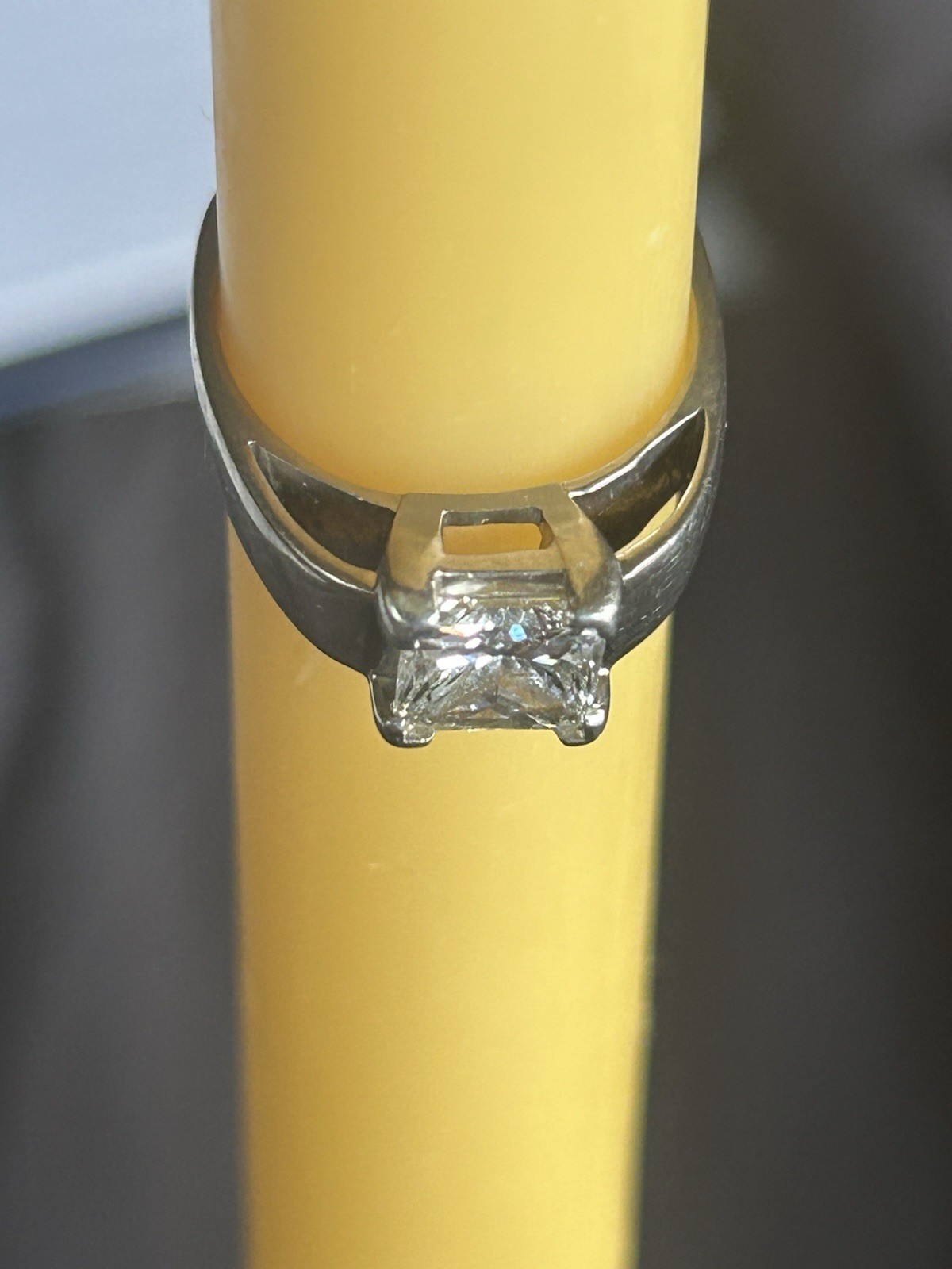 Princess Cut Solitaire Engagement Ring