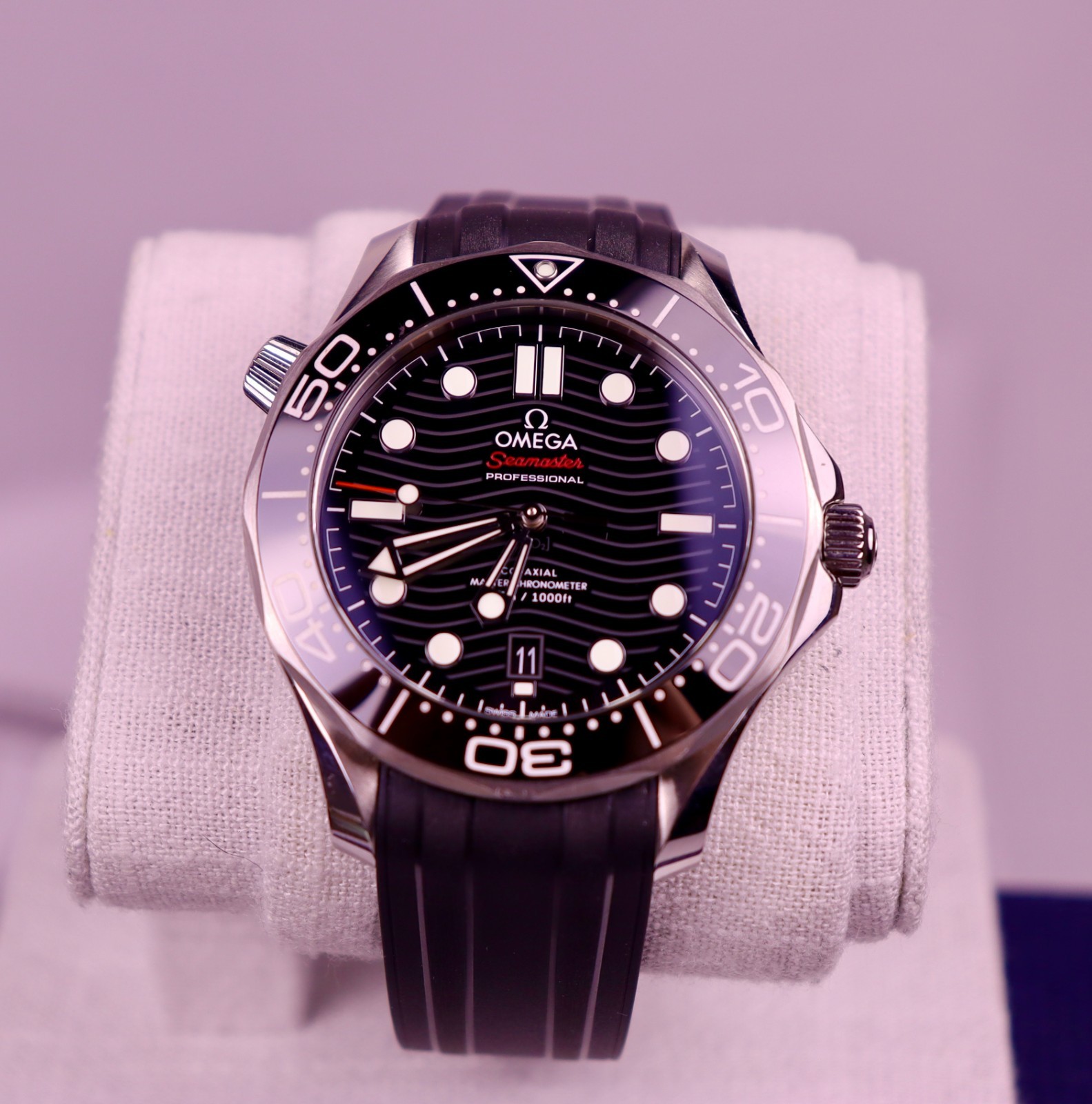 Omega Seamaster Professional 300 Rubber (Black) Ref. 210.32.42.20.01 Case #553