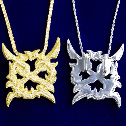 Ken Carson X Chain Opium Pendant Playboi Carti Hip Hop Diamonds