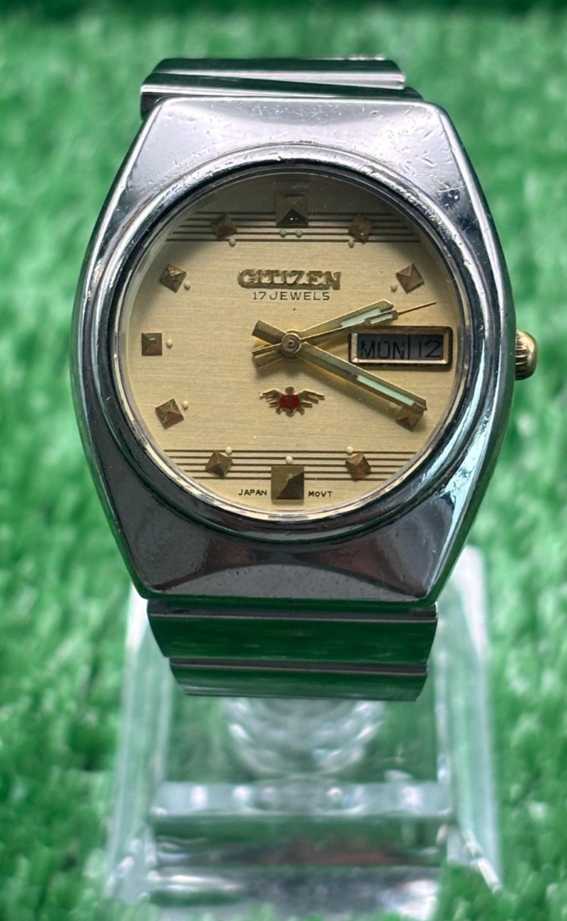 Vintage Citizen Automatic – Gold Dial – Rare Watch – 17 Jewels – Rare