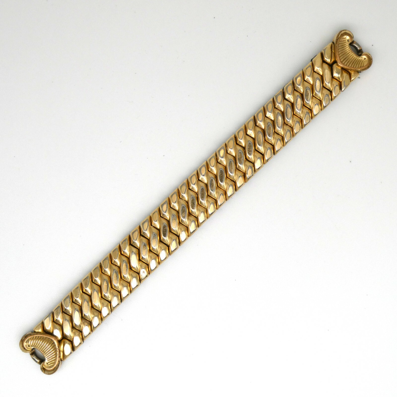 Vintage Speidel 13.7 mm gold filled wristwatch expansion bracelet