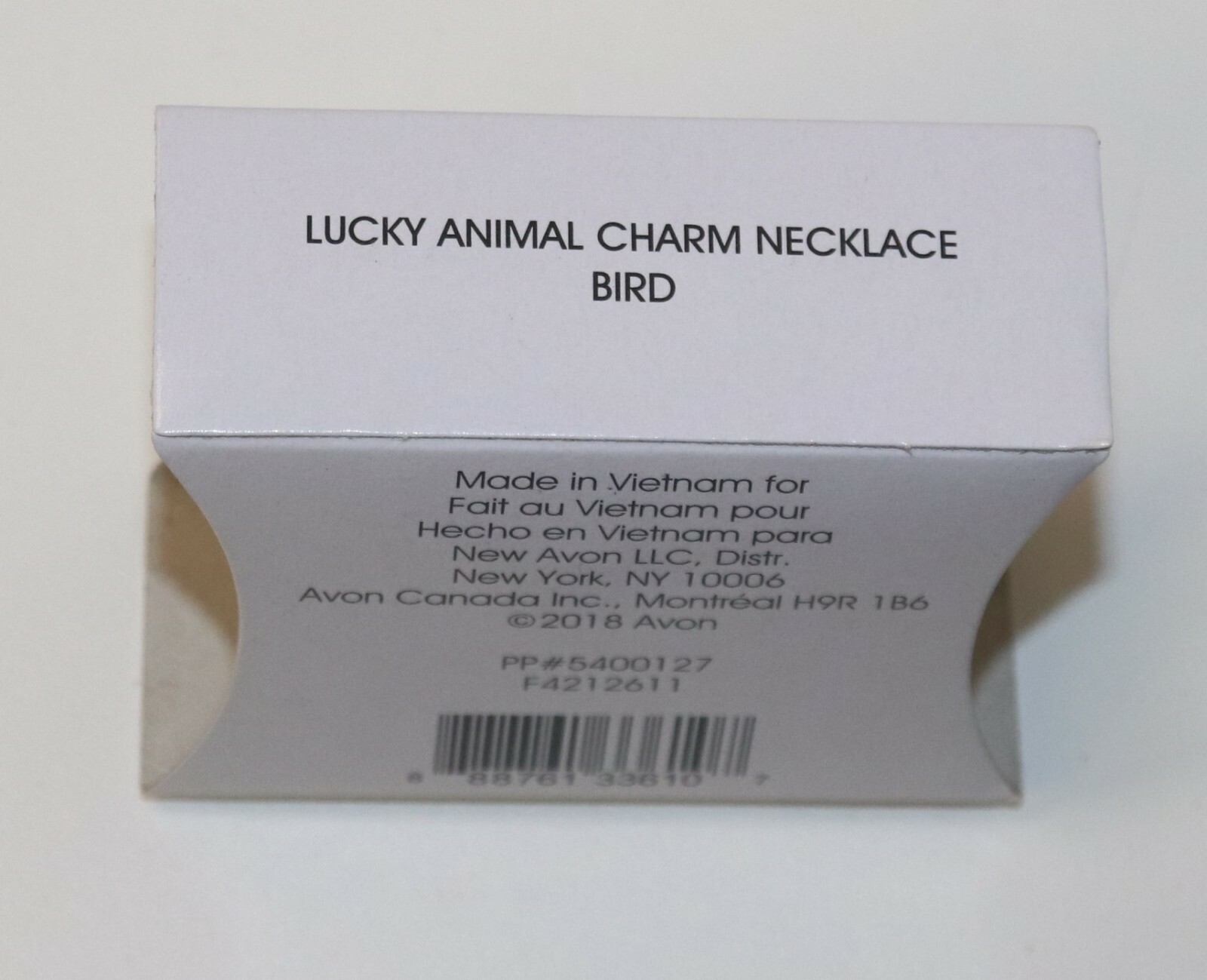 2017 Avon Lucky Animal Charm Necklace – Bird Goldtone