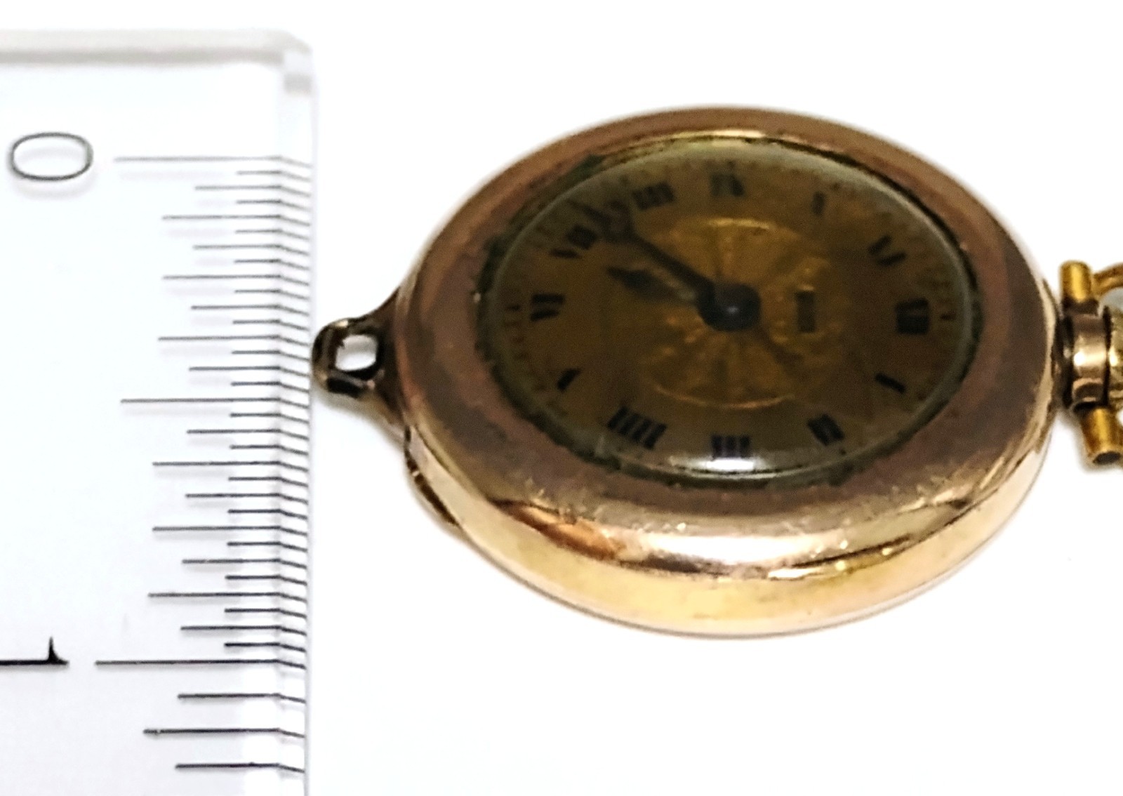 Antiq Gruen 7j Watch Dietrich Gruen & Sons movement 25yr Case Gold Shell band