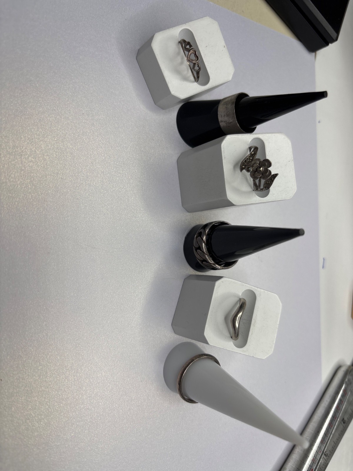 6 Vintage Sterling Silver Rings | Marked 925 | Sizes 6-13 | Restore, Resell