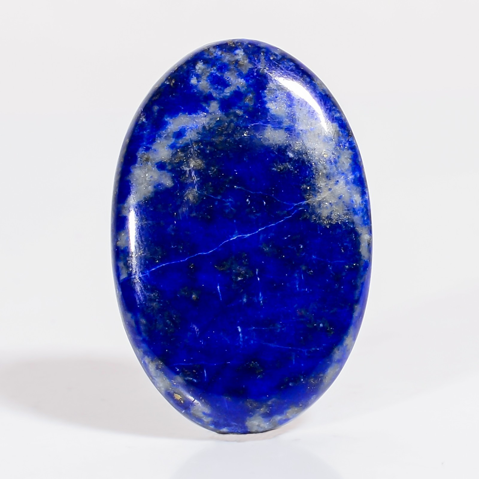 Lapis Lazuli Oval 65Ct 39X26X5mm Loose Gemstone Blue Jewelry Making Natural