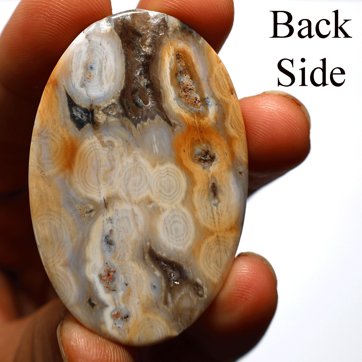 100 Cts Natural 8th Vein Ocean Jasper Hi-Grade 56mmx37mm Oval Cabochon Gemstone