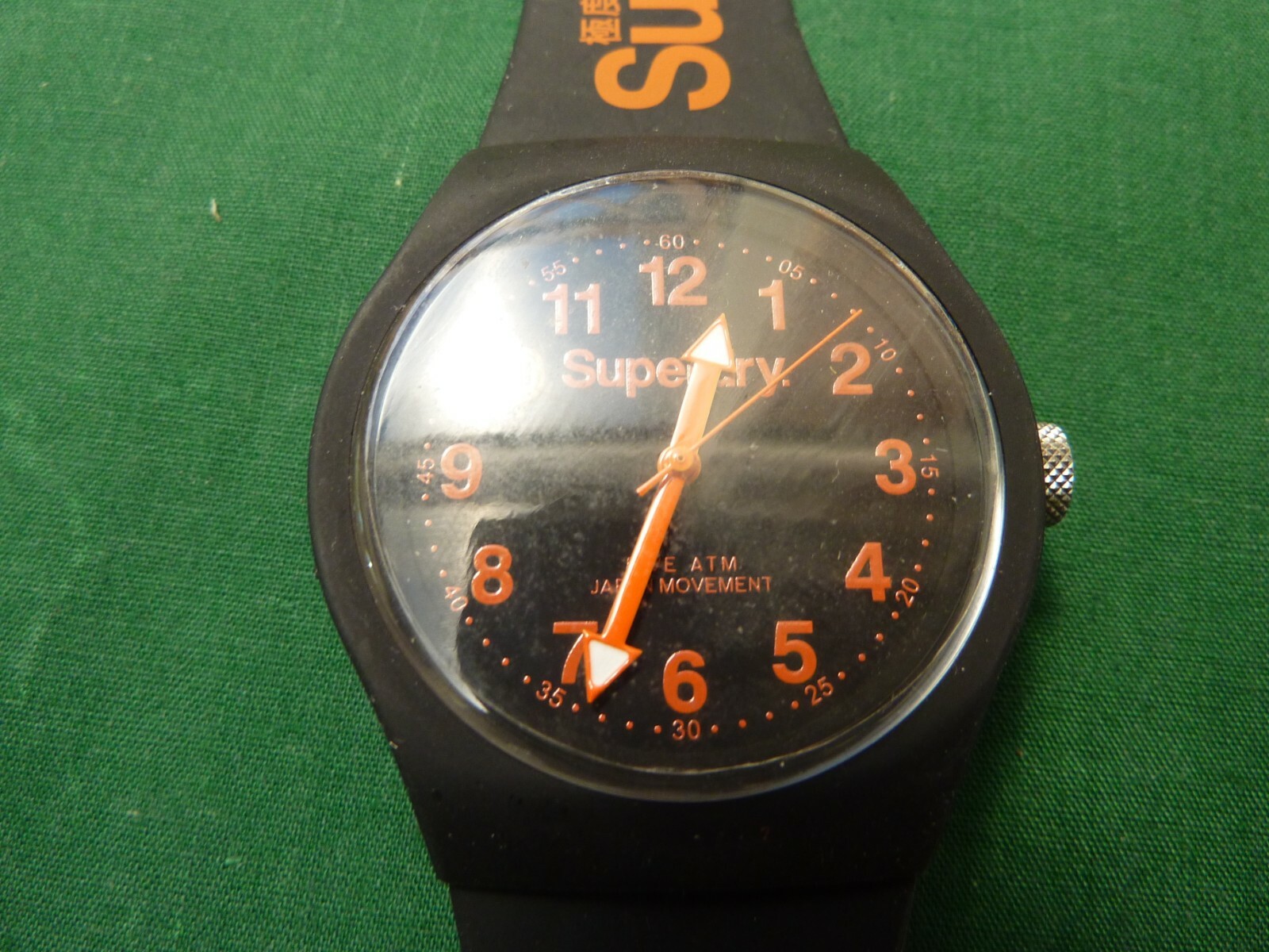 SUPERDRY PROFESSIONAL TIMEPIECE – BLACK/ORANGE SYG164B