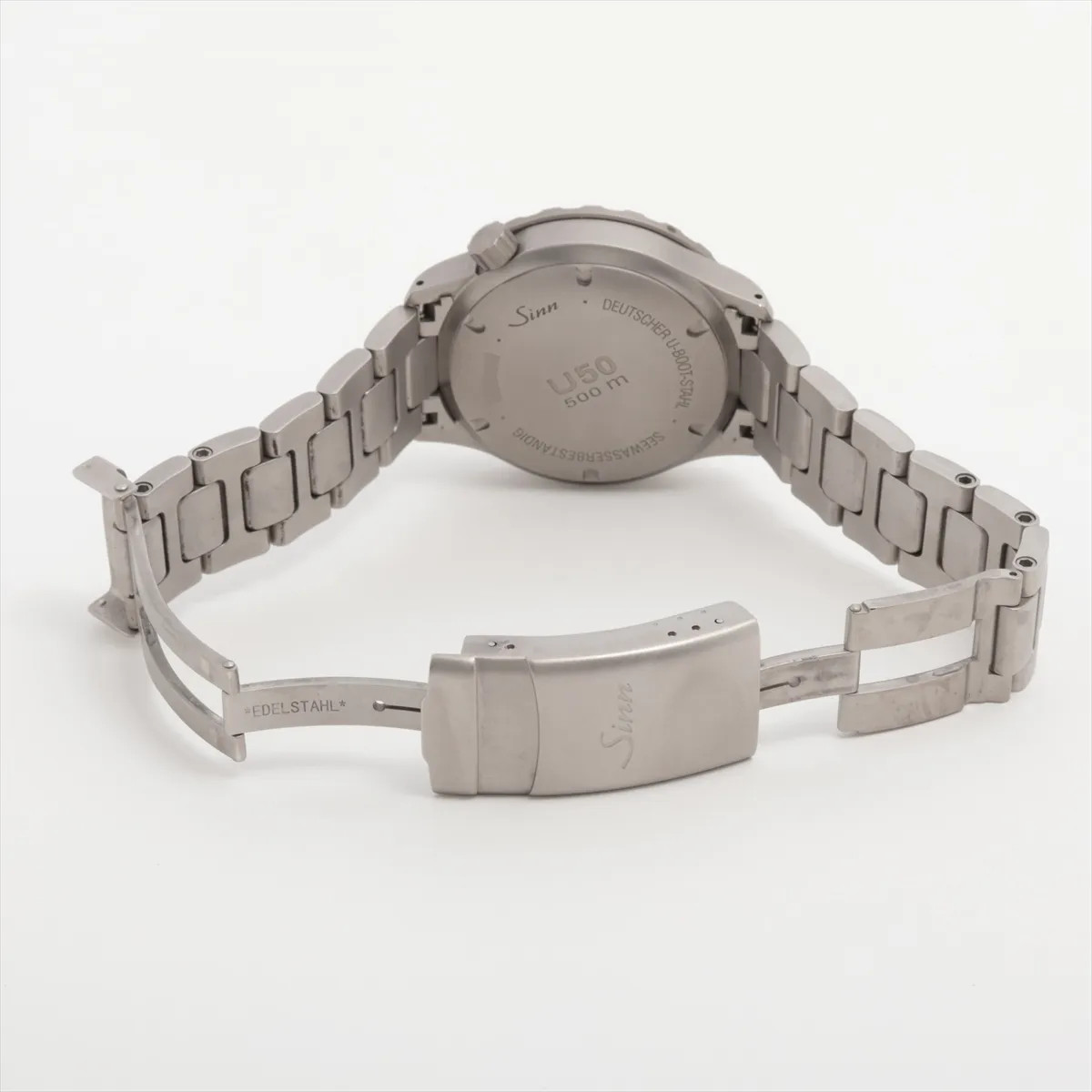 SINN U50 SS SS AT black dial 2 Extra Links